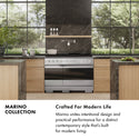 ZLINE Autograph Edition 30 in. 4.2 cu. ft. Marino Induction Range with 4 Element Cooktop and Electric Convection Oven in Satin Stainless Steel with Matte Black Accents (MINRSZ-30-MB)