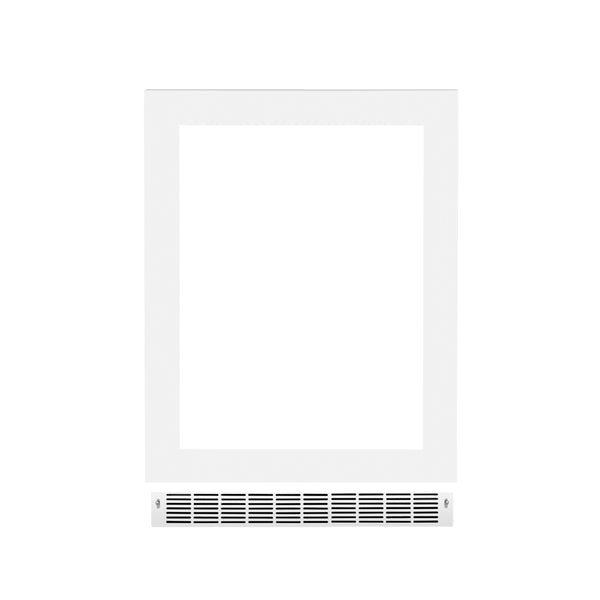ZLINE 24 in. Touchstone Undercounter Refrigeration Door in White Matte (RPO-WM-24)