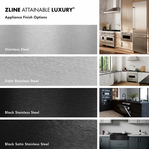 ZLINE Autograph Edition 48 in. 6.7 cu. ft. Marino Dual Fuel Range with 8 Burner DuoPro™ Cooktop and Dual Ovens in Stainless Steel and Matte Black Accents (PMDRZ-48-MB)