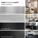 ZLINE Autograph Edition 18 in. Tallac Series 3rd Rack Dishwasher with Auto Door Open Drying, 51dBa, Panel Ready with Matte Black Handle (DWVZ-18-MB)