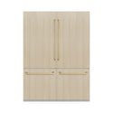 ZLINE Autograph Edition 60 in. 32.2 cu. ft. Panel Ready French Door Built-In Bottom Freezer Refrigerator with Water Dispenser and Ice Maker with Champagne Bronze Accents (RBIVZ-60-CB)