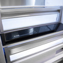 ZLINE 60 in. 32.2 cu. ft. Panel Ready French Door Built-In Bottom Freezer Refrigerator with Water Dispensers and Ice Makers (RBIV-60)