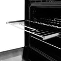 ZLINE 30 in. Autograph Edition Professional True Convection Double Wall Oven with Air Fry and Self Clean in Satin Stainless Steel with White Matte Doors and Matte Black Handles (WADSZ-WM-30-MB)