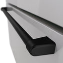 ZLINE Autograph Edition 36 in. 28.9 cu. ft. Standard-Depth French Door External Water Dispenser Refrigerator with Dual Ice Maker in Fingerprint-Resistant Stainless Steel and Matte Black Traditional Handles (RSMZ-W-36-MB)