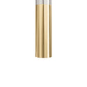 ZLINE Autograph Edition Gemini Pull Down Single Handle Kitchen Faucet in Brushed Nickel and Champagne Bronze (GEM-KF-ZBNCB)