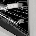ZLINE Autograph Edition 24 in. 2.8 cu. ft. Legacy Dual Fuel Range with 4 Burner Gas Cooktop and Electric Convection Oven in Satin Stainless Steel and Matte Black Accents (RASZ-SN-24-MB)