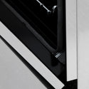 ZLINE Autograph Edition 30 in. 4.0 cu. ft. Legacy Dual Fuel Range with 4 Burner Gas Cooktop and Electric Convection Oven in Satin Stainless Steel and Matte Black Accents (RASZ-SN-30-MB)
