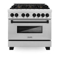ZLINE Autograph Edition 48 in. 6.0 cu. ft. Legacy Dual Fuel Range with 7 Burner Gas Cooktop and 2 Electric Ovens in Satin Stainless Steel and Champagne Bronze Accents (RASZ-SN-48-CB)