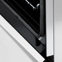 ZLINE Autograph Edition 60 in. 7.4 cu. ft. Legacy Dual Fuel Range with 9 Burner Gas Cooktop and 2 Electric Convection Ovens in Satin Stainless Steel with White Matte Doors and Champagne Bronze Accents (RASZ-WM-60-CB)