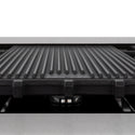 ZLINE Autograph Edition 48 in. 6.0 cu. ft. Legacy Dual Fuel Range with 7 Burner Gas Cooktop and 2 Electric Ovens in Satin Stainless Steel with Black Matte Doors and Polished Gold Accents (RASZ-BLM-48-G)