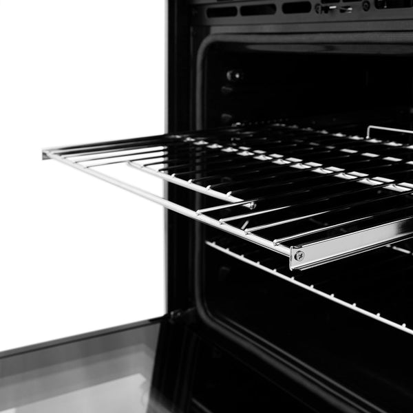 ZLINE Autograph Edition 30 in. Professional True Convection Double Wall Oven with Air Fry and Self Clean in Satin Stainless Steel with Polished Gold Helix Handles (WADSZ-30-KG)