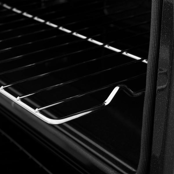 ZLINE Autograph Edition 30 in. Professional True Convection Single Wall Oven with Air Fry and Self Clean in Satin Stainless Steel with Polished Gold Helix Handle (WASSZ-30-KG)