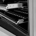 ZLINE Autograph Edition 48 in. 6.0 cu. ft. Legacy Dual Fuel Range with 7 Burner Gas Cooktop and 2 Electric Ovens in Stainless Steel and Matte Black Accents (RAZ-48-MB)