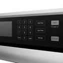 ZLINE Autograph Edition 30 in. Professional True Convection Single Wall Oven with Air Fry and Self Clean in Stainless Steel with Polished Gold Helix Handle (WASZ-30-KG)