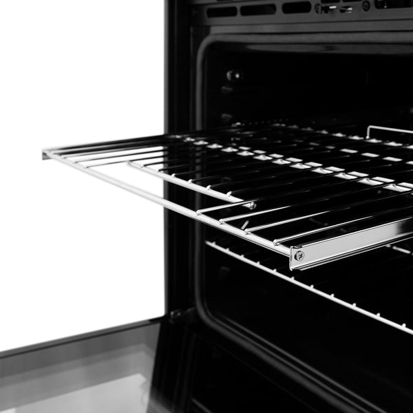 ZLINE Autograph Edition 30 in. Professional True Convection Single Wall Oven with Air Fry and Self Clean in Stainless Steel with Polished Nickel Helix Handle (WASZ-30-KPN)