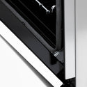 ZLINE Autograph Edition 48 in. 6.0 cu. ft. Legacy Dual Fuel Range with 7 Burner Gas Cooktop and 2 Electric Ovens in Stainless Steel with White Matte Doors and Champagne Bronze Accents (RAZ-WM-48-CB)