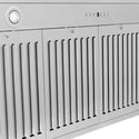ZLINE Autograph Edition 48 in. Convertible Satin Stainless Steel Wall Mount Range Hood with Black Matte Shell and Champagne Bronze Handle (KB4SNZ-BLM48-CB)