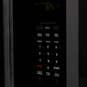 ZLINE 30" 1.5 cu. ft. Over the Range Microwave in Black Stainless Steel with Modern Handle and Set of 2 Charcoal Filters (MWO-OTRCF-30-BS)