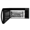 ZLINE Black Stainless Steel Over the Range Convection Microwave Oven with Modern Handle (MWO-OTR-30-BS)