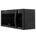 ZLINE Black Stainless Steel Over the Range Convection Microwave Oven with Modern Handle (MWO-OTR-30-BS)