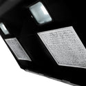 ZLINE Black Stainless Steel Over the Range Convection Microwave Oven with Modern Handle (MWO-OTR-30-BS)