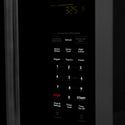 ZLINE 1.5 cu. ft. Over the Range Convection Microwave Oven in Black Stainless Steel with Traditional Handle and Sensor Cooking (MWO-OTR-H-30-BS)