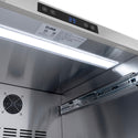 ZLINE 24 in. Touchstone 168 Can Outdoor-Rated Dual Refrigerator Drawer with Black Stainless Steel Doors (RDSO-BS-24)
