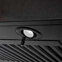 24" ZLINE CrownSound™Ducted Vent Wall Mount Range Hood in Black Stainless Steel with Built-in Bluetooth Speakers (BSKENCRN-BT-24)