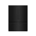 ZLINE 60 in. 32.2 cu. ft. French Door Built-In Bottom Freezer Refrigerator with Water Dispensers and Ice Makers in Black Stainless Steel with Graphite Gray Interior (GRBIV-BS-60)