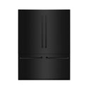ZLINE 60 in. 32.2 cu. ft. French Door Built-In Bottom Freezer Refrigerator with Water Dispensers and Ice Makers in Black Stainless Steel (RBIV-BS-60)