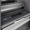 ZLINE 18 in. 8.6 cu. ft. Panel Ready Right Hinge Column Freezer with Graphite Gray Interior (RBCFVR-18) close-up detail, interior touch control panel.