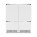 ZLINE Autograph Edition 72 in. 39.6 cu. ft. Panel Ready French Door Built-In Bottom Freezer Refrigerator with Water Dispensers and Ice Makers and Matte Black Accents (RBITZ-72-MB)