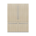 ZLINE 60 in. 32.2 cu. ft. Panel Ready French Door Built-In Bottom Freezer Refrigerator with Water Dispensers and Ice Makers (RBIV-60)