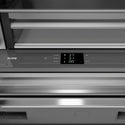 ZLINE Autograph Edition 36 in. 19.6 cu. ft. Panel Ready French Door Built-In Bottom Freezer Refrigerator with Water Dispenser and Ice Maker with Stainless Steel Interior and Champagne Bronze Accents (SRBIVZ-36-CB)
