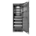 ZLINE 30 in. 16.7 cu. ft. Column Refrigerator in Satin Stainless Steel with Graphite Gray Interior (RCRV-SN-30)