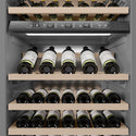 ZLINE 24 in. 12.4 cu. ft. Triple Zone 100 Bottle Column Wine Cooler in Satin Stainless Steel (RCWV-SN-24)