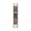 ZLINE 18 in. 9.0 cu. ft. Triple Zone 68 Bottle Left Hinge Column Wine Cooler in Satin Stainless Steel (RCWVL-SN-18)
