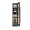 ZLINE 18 in. 9.0 cu. ft. Triple Zone 68 Bottle Right Hinge Column Wine Cooler in Satin Stainless Steel (RCWVR-SN-18)