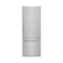 ZLINE 30 in. 16.1 cu. ft. Built-In Bottom Freezer Refrigerator with Water Dispenser and Ice Maker in Satin Stainless Steel (RBIV-SN-30)