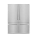 ZLINE 60 in. 32.2 cu. ft. French Door Built-In Bottom Freezer Refrigerator with Water Dispensers and Ice Makers in Satin Stainless Steel (RBIV-SN-60)
