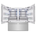 ZLINE 72 in. 39.6 cu. ft. French Door Built-In Bottom Freezer Refrigerator with Water Dispensers and Ice Makers in Stainless Steel (RBIT-304-72)