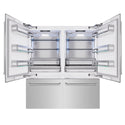 ZLINE 72 in. 39.6 cu. ft. French Door Built-In Bottom Freezer Refrigerator with Water Dispensers and Ice Makers in Stainless Steel (RBIT-304-72)