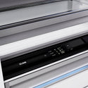 ZLINE Autograph Edition 36 in. 19.8 cu. ft. Built-In Bottom Freezer Refrigerator with Water Dispenser and Ice Maker in Stainless Steel with Polished Gold Accents (RBITZ-304-36G)