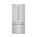 ZLINE 36 in. 19.6 cu. ft. French Door Built-In Bottom Freezer Refrigerator with Water Dispenser and Ice Maker in Stainless Steel (RBIV-304-36)