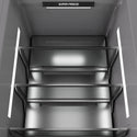 ZLINE 18 in. 8.6 cu. ft. Left Hinge Column Freezer in White Matte with Graphite Gray Interior (RCFVL-WM-18)