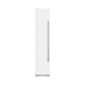 ZLINE 18 in. 8.6 cu. ft. Left Hinge Column Freezer in White Matte with Graphite Gray Interior (RCFVL-WM-18)