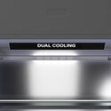 ZLINE Autograph Edition 72 in. 39.6 cu. ft. French Door Built-In Bottom Freezer Refrigerator with Water Dispensers and Ice Makers in White Matte with Graphite Gray Interior and Matte Black Accents (GRBITZ-WM-72-MB)