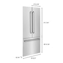 ZLINE 36" Refrigerator Panels in Stainless Steel for a 36" Built-in Refrigerator (RPBIV-304-36)