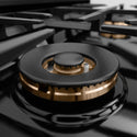 ZLINE Autograph Edition 30 in. Classic Gas Rangetop with 4 Burner DuoPro™ Cooktop in Black Stainless Steel and Champagne Bronze Accents (PCRTBZ-30-CB)
