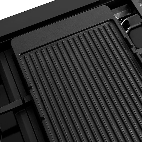 ZLINE 48 in. Classic Gas Rangetop with 8 Burners and Porcelain Cooktop in Black Stainless Steel (RTB2-48)